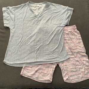 New Direction Intimates Shorts and Cap Sleeve top